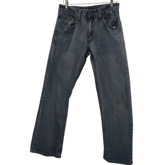 Flypaper Men’s Bootcut Jeans 32x32 Faded Blue Denim Classic Vintage Style - Picture 1 of 6